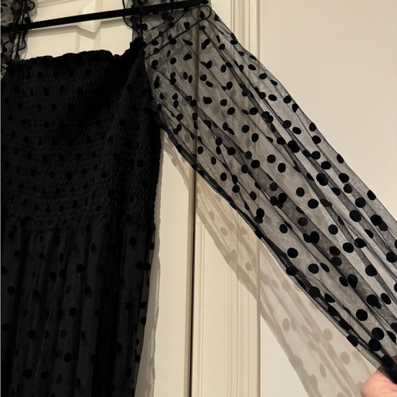 RED DRESS BOUTIQUE SEE AND BE SEEN dress black polka dots Zimmerman look alike - Picture 5 of 8